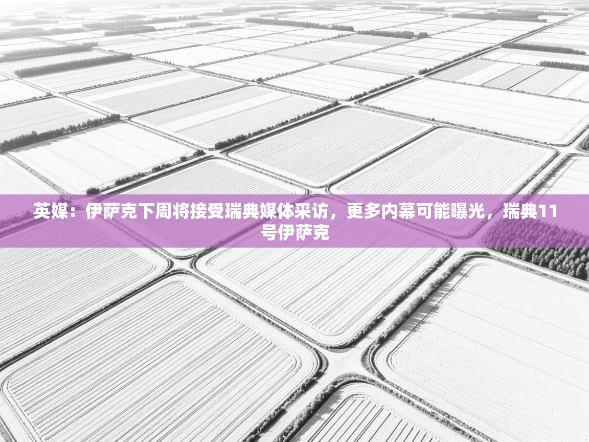 爱游戏影视-英媒:伊萨克下周将接受瑞典媒体采访,更多内幕可能曝光,瑞典11号伊萨克 第2张